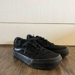 Vans Black Sneakers Low-Top Canvas
